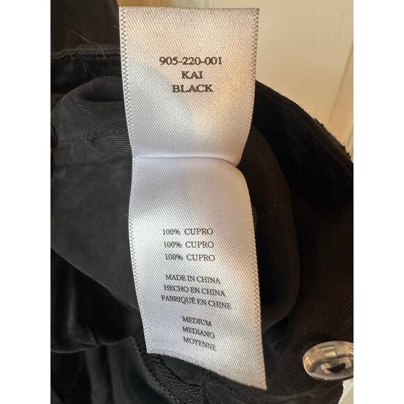Rails Kai Black Skinny Cargo Pants In Cupro Size Medium - Picture 9 of 9